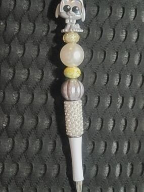 Handmade beaded focal pen Disney Doorables Pluto  Disney100 Celebration
